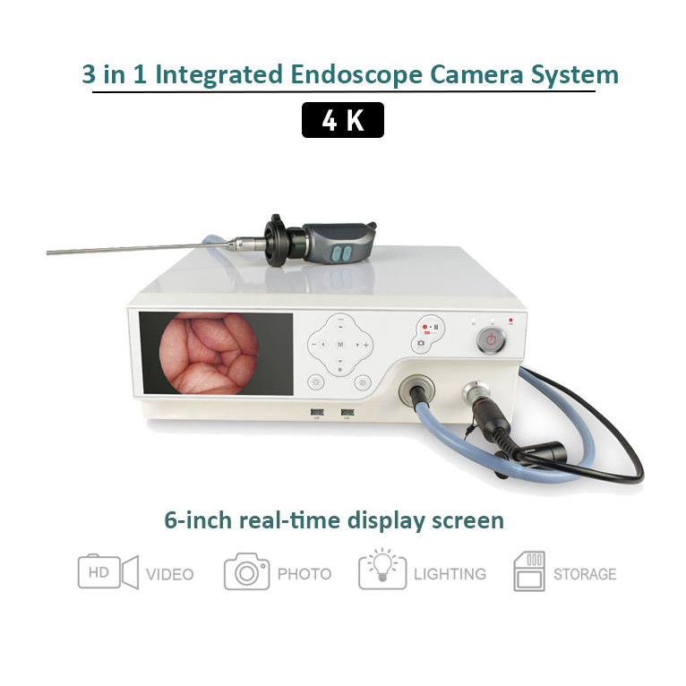 4K Digital Video Cámara Sistema Médico Endoscopio Cámara Con Fuente De Luz Led