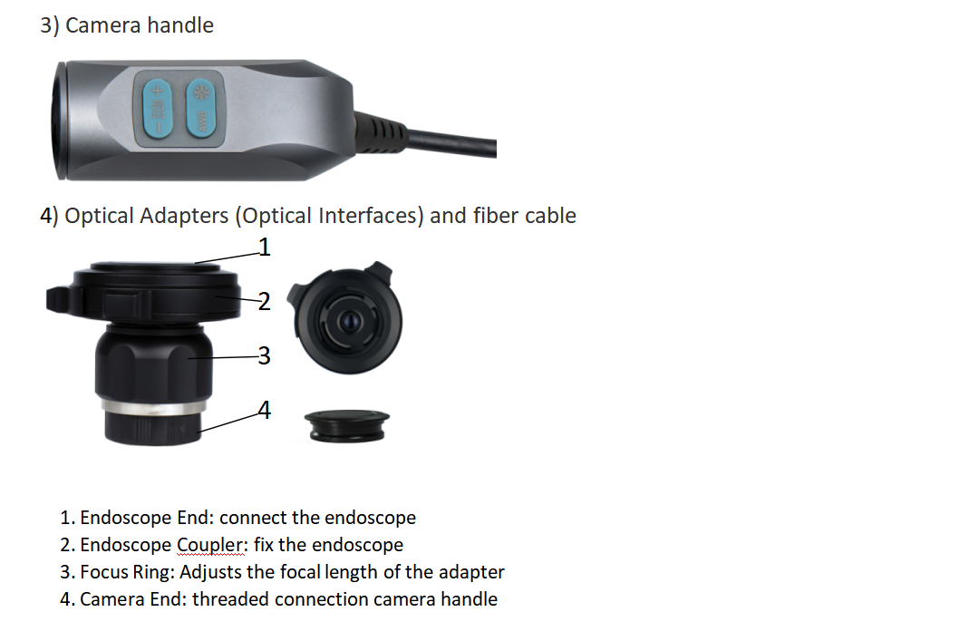 1080p HD Optical Light Source Endoscopy Equipment Medical Camera System