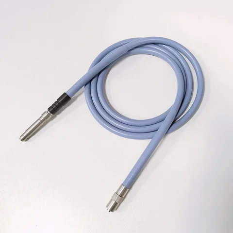 1.8 2.5 3.0m Medical Optical Fiber Endoscopic Light Cable For Led Cold Light Source