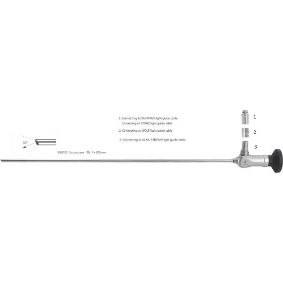 Urology rigid 4mm endoscope cystoscope set