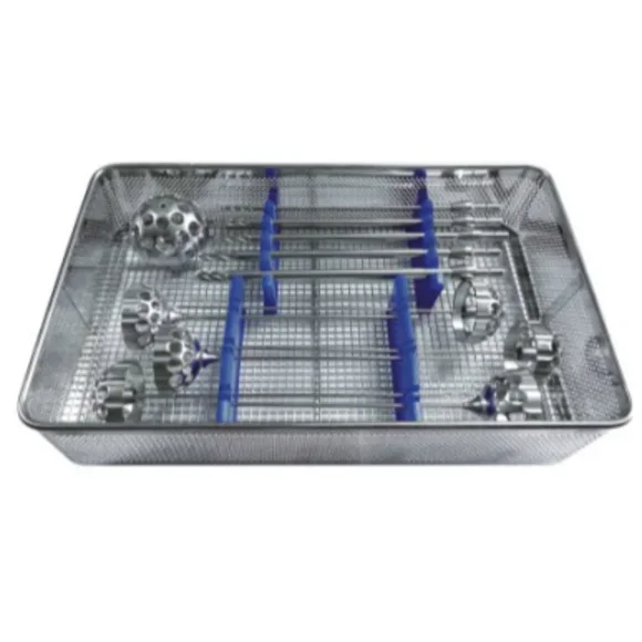 Spine surgery bone drill sterilization box/Transforaminal endoscopy bone drill sterilization box