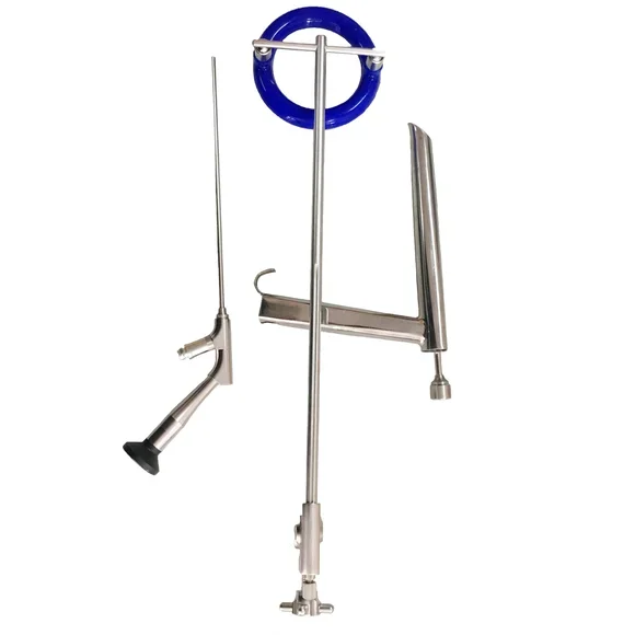 ENT medical instrument Laryngoscope tube /Self retaining laryngoscope tube with side view endoscope