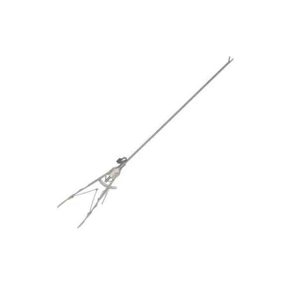 V shape laparoscopy needle holder , golden coated handle