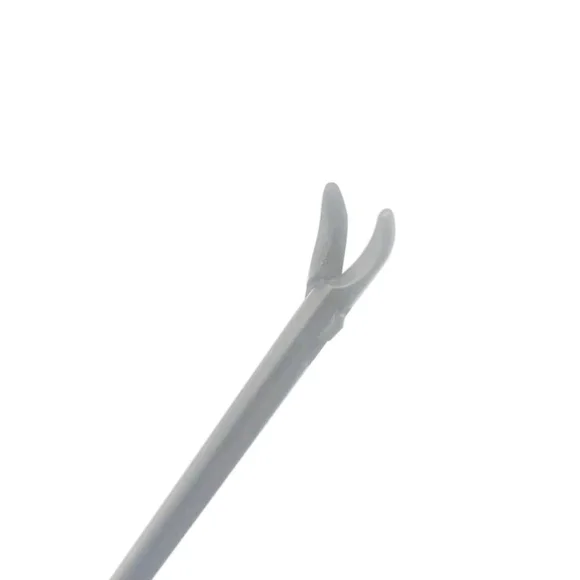 V shape laparoscopy needle holder , golden coated handle