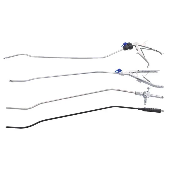 Laparoscopy instruments/curved single port umbilical laparoscopy instruments