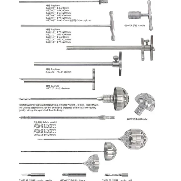 Transforaminal endoscopic surgical system/ Spine endoscopy set